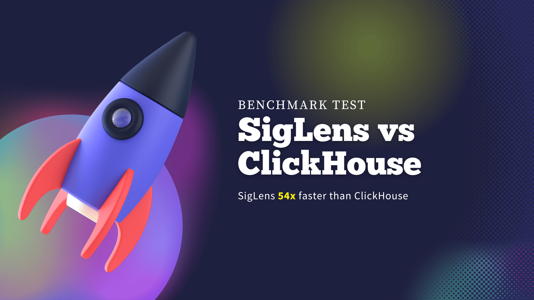 SigLens 54x faster than ClickHouse
